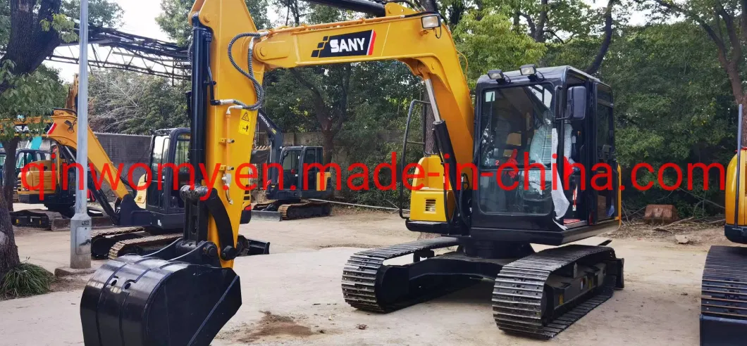 Used Sany Excavators Machinery Small Mini Excavator Sy75c-9 for Sale (2021year)