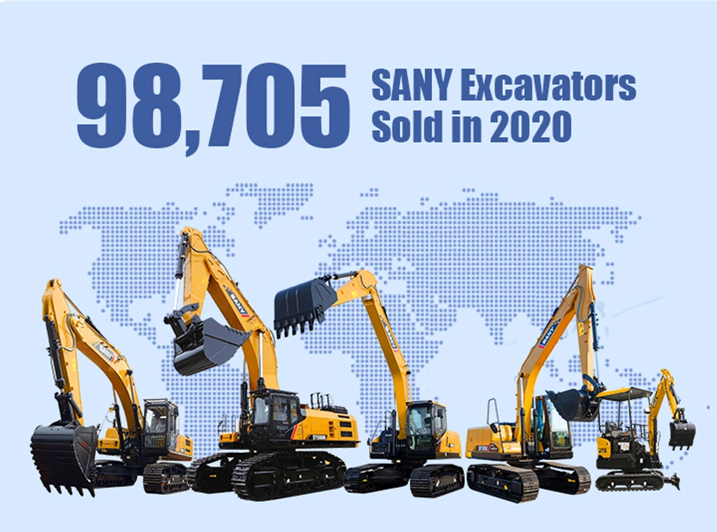 Sany Hydraulic Supplier New Buy Crawler Excavator Construction Equipment Digger Mining Manufacture